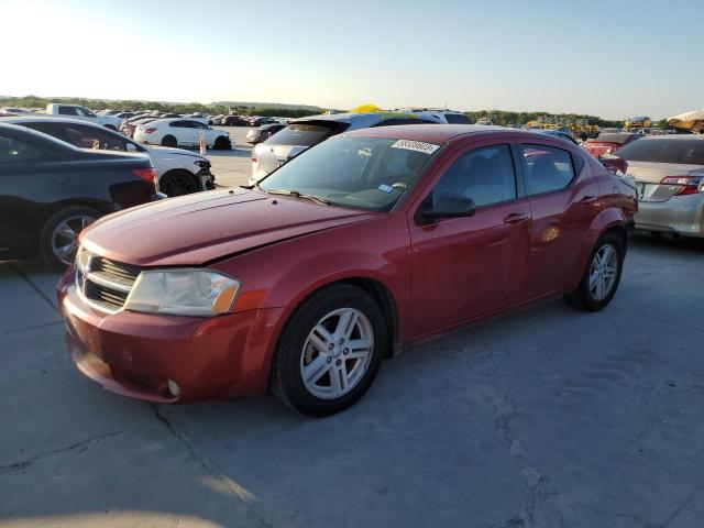 1B3LC56KX8N116025 - 2008 DODGE AVENGER SXT RED photo 1