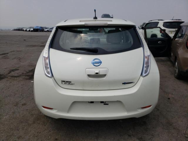 JN1AZ0CP7BT005932 - 2011 NISSAN LEAF SV WHITE photo 6