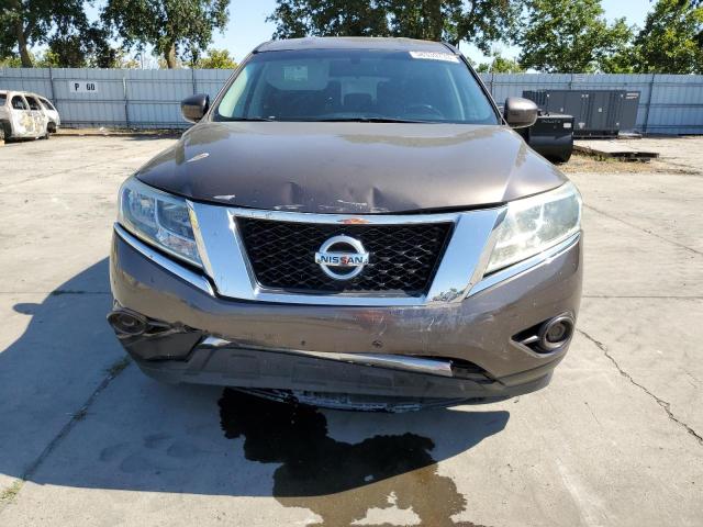 5N1AR2MN4FC609672 - 2015 NISSAN PATHFINDER S BROWN photo 5