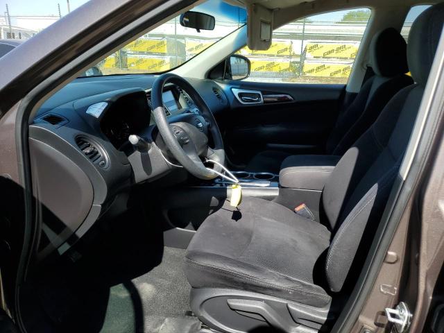 5N1AR2MN4FC609672 - 2015 NISSAN PATHFINDER S BROWN photo 7