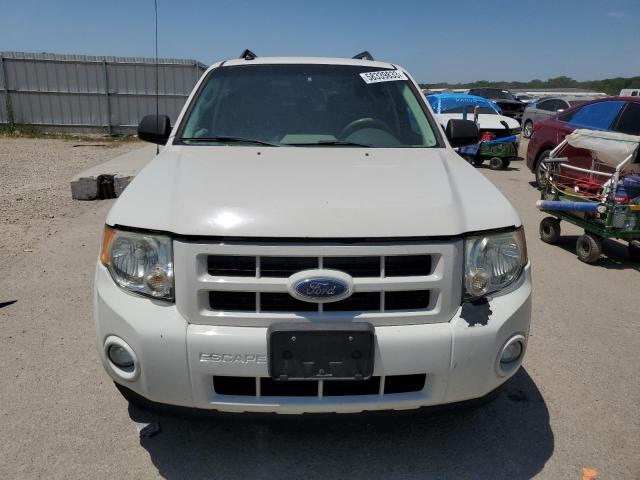 1FMCU59349KC25210 - 2009 FORD ESCAPE HYBRID WHITE photo 5