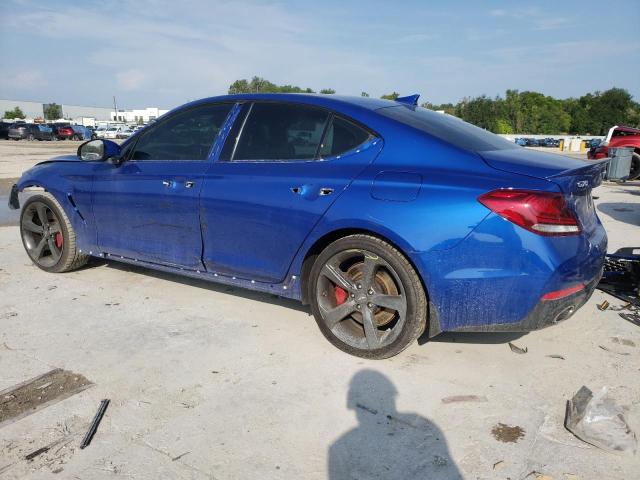 KMTG34LE6KU027320 - 2019 GENESIS G70 PRESTIGE BLUE photo 2