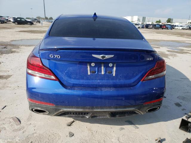 KMTG34LE6KU027320 - 2019 GENESIS G70 PRESTIGE BLUE photo 6