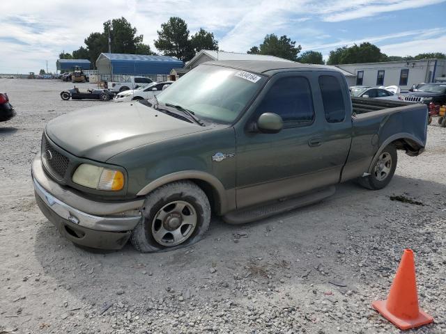 1FTRX17L52KA67337 - 2002 FORD F150 GREEN photo 1