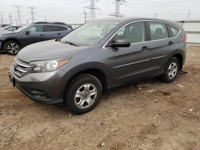 5J6RM4H31CL076812 - 2012 HONDA CR-V LX GRAY photo 1