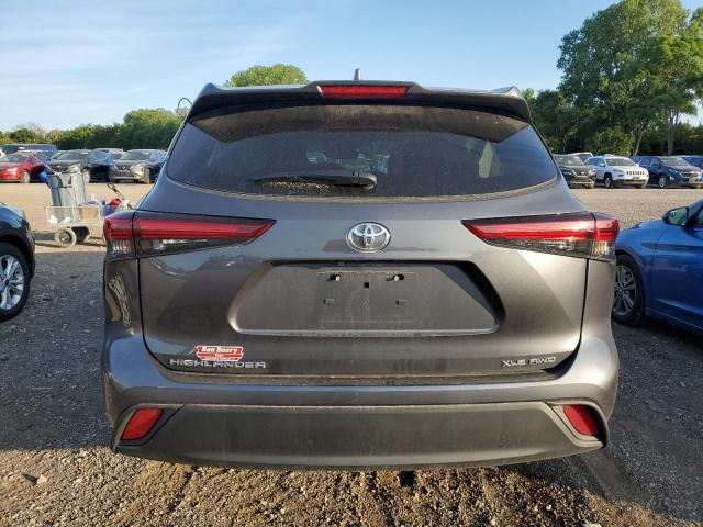 5TDKDRBH9PS001286 - 2023 TOYOTA HIGHLANDER L GRAY photo 6