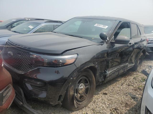 1FM5K8ACXPGA19840 - 2023 FORD EXPLORER POLICE INTERCEPTOR BLACK photo 1