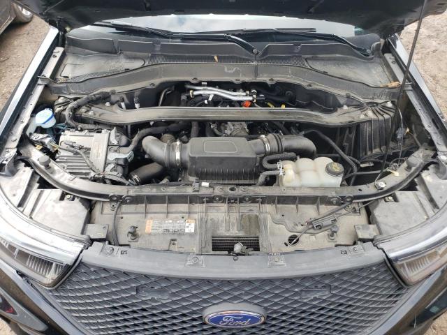 1FM5K8ACXPGA19840 - 2023 FORD EXPLORER POLICE INTERCEPTOR BLACK photo 11