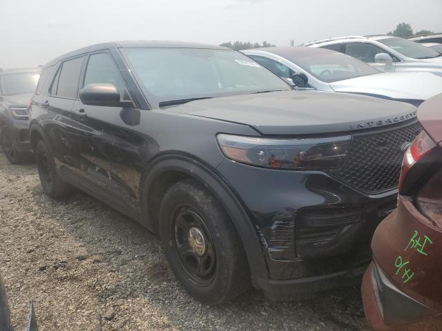 1FM5K8ACXPGA19840 - 2023 FORD EXPLORER POLICE INTERCEPTOR BLACK photo 4
