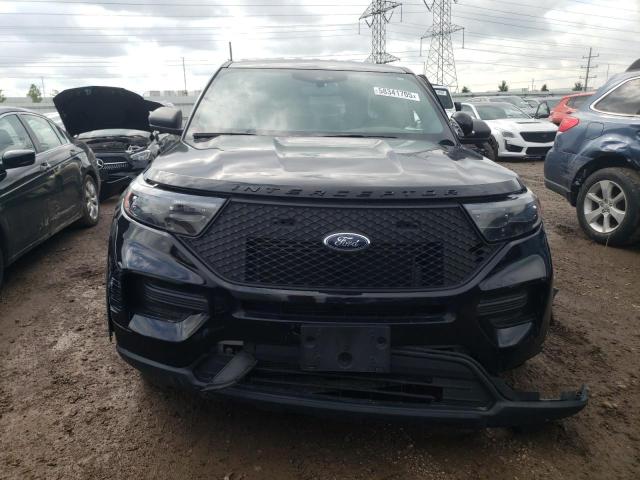 1FM5K8ACXPGA19840 - 2023 FORD EXPLORER POLICE INTERCEPTOR BLACK photo 5