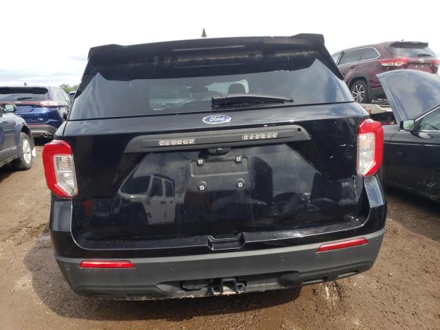 1FM5K8ACXPGA19840 - 2023 FORD EXPLORER POLICE INTERCEPTOR BLACK photo 6