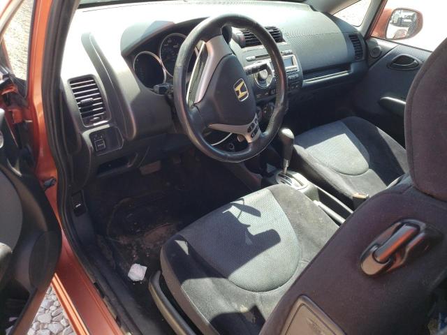 JHMGD38667S065378 - 2007 HONDA FIT S ნარინჯისფერი ფოტო 8