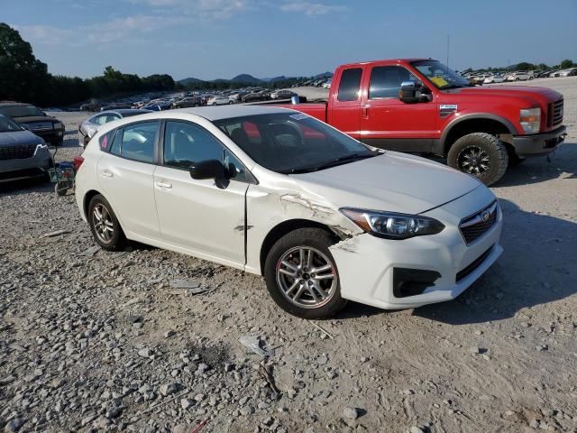 4S3GTAA66J1722776 - 2018 SUBARU IMPREZA WHITE photo 4