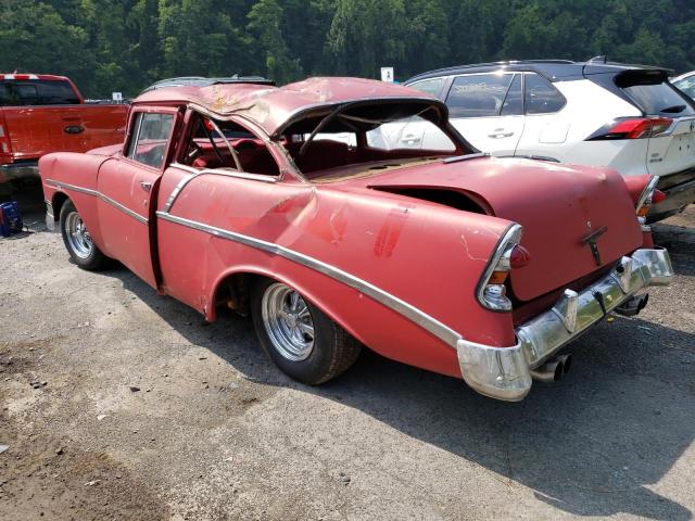 B56S083981 - 1956 CHEVROLET CHEVROLET RED photo 2