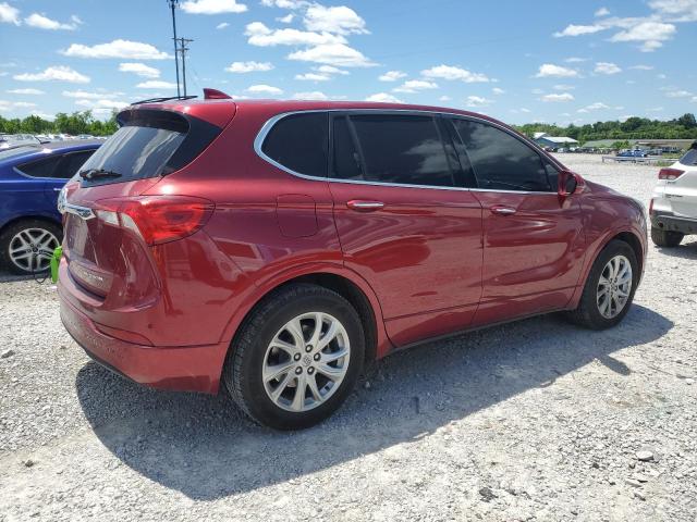LRBFXBSAXLD049063 - 2020 BUICK ENVISION PREFERRED RED photo 3