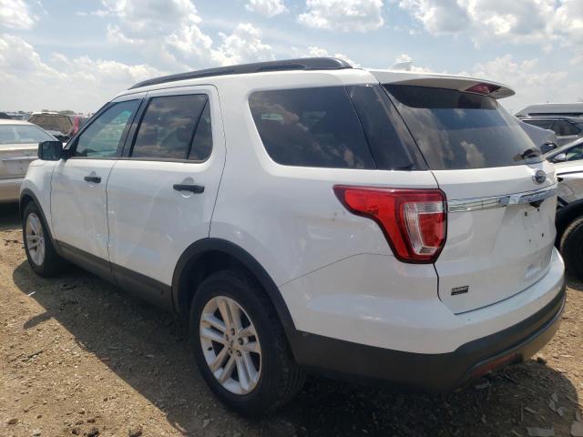 1FM5K7B88GGB37244 - 2016 FORD EXPLORER WHITE photo 2