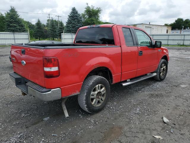 1FTRX14W58FA87927 - 2008 FORD F150 RED photo 3