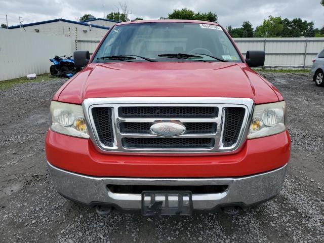 1FTRX14W58FA87927 - 2008 FORD F150 RED photo 5