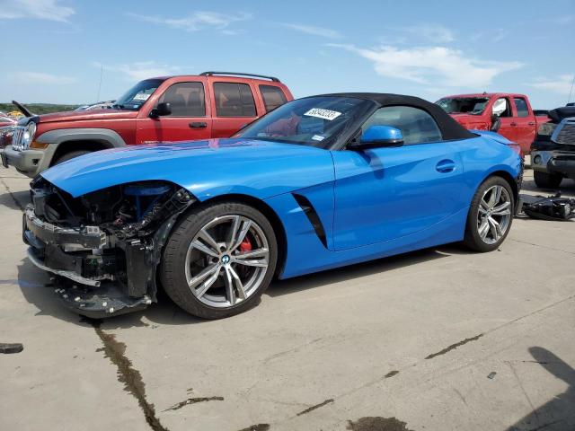 WBAHF3C06NWX63057 - 2022 BMW Z4 SDRIVE30I BLUE photo 1