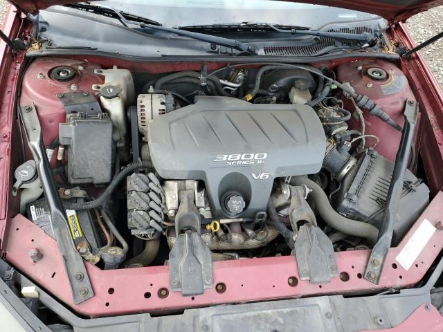 2G2WS522941335398 - 2004 PONTIAC GRAND PRIX GT2 ბურგუნდია ფოტო 11