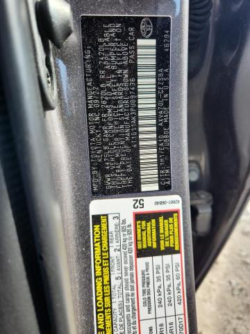 4T1G11AK3PU097436 - 2023 TOYOTA CAMRY SE NIGHT SHADE GRAY photo 12