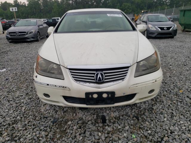 JH4KB16565C019751 - 2005 ACURA RL WHITE photo 5