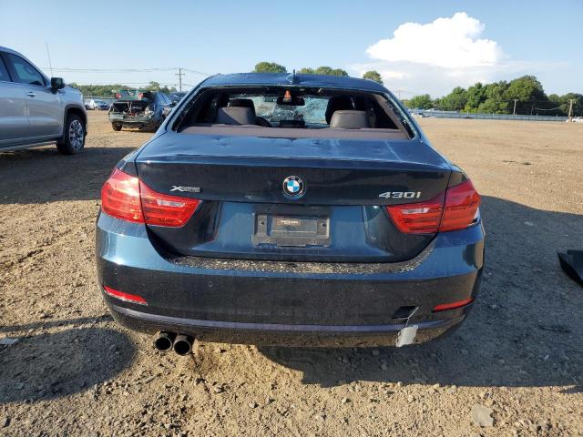 WBA4R9C3XHK878856 - 2017 BMW 430XI BLUE photo 6