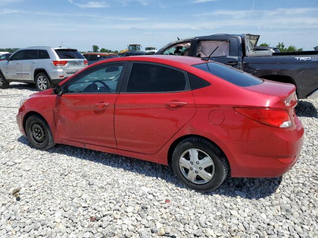 KMHCT4AE9GU980378 - 2016 HYUNDAI ACCENT SE RED photo 2