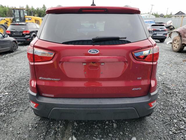 MAJ6S3GL2LC369666 - 2020 FORD ECOSPORT SE MAROON photo 6