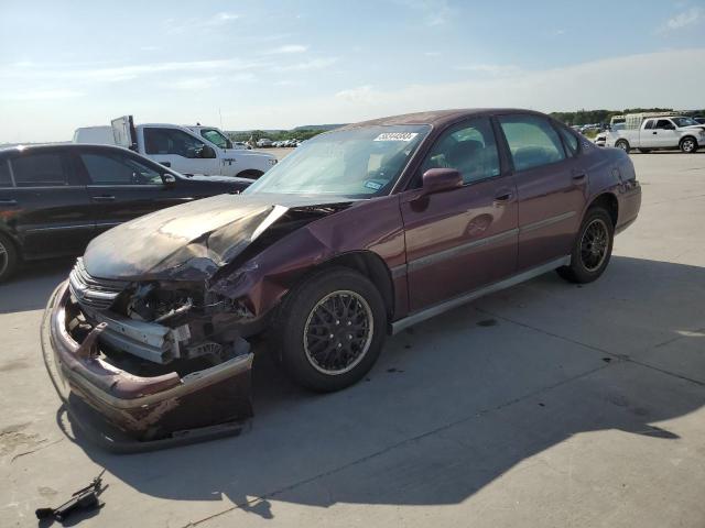 2G1WF52E539446369 - 2003 CHEVROLET IMPALA BURGUNDY photo 1