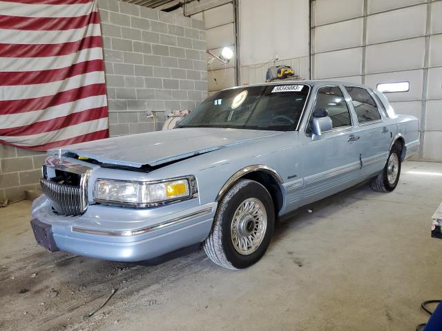 1LNLM81W8VY756831 - 1997 LINCOLN TOWN CAR EXECUTIVE BLUE photo 1