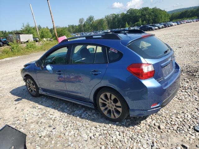 JF1GPAL68E8288588 - 2014 SUBARU IMPREZA SPORT PREMIUM BLUE photo 2