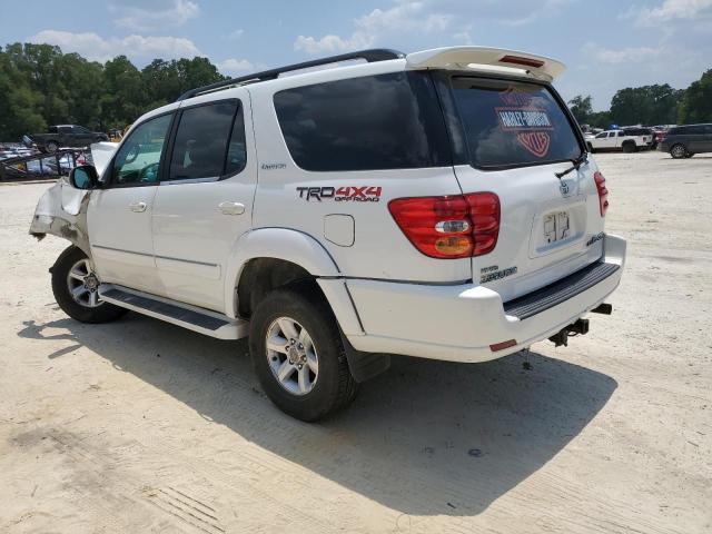 5TDBT48A01S006139 - 2001 TOYOTA SEQUOIA LIMITED WHITE photo 2