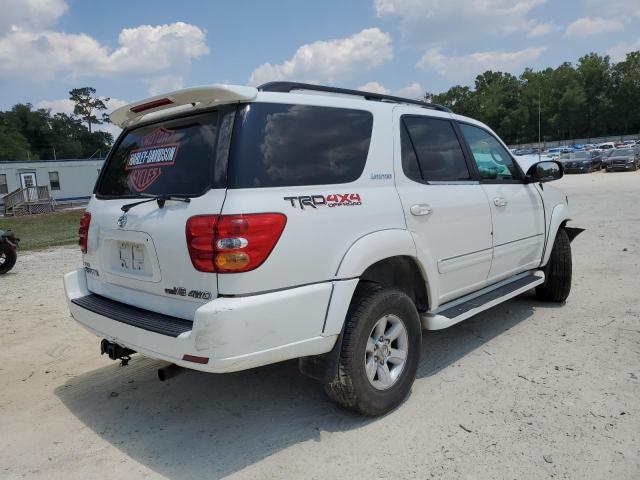 5TDBT48A01S006139 - 2001 TOYOTA SEQUOIA LIMITED WHITE photo 3