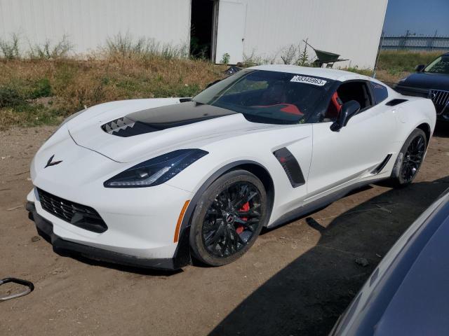 1G1YT2D63F5601721 - 2015 CHEVROLET CORVETTE Z06 3LZ WHITE photo 1