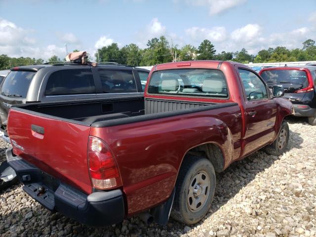 5TENX22N45Z067570 - 2005 TOYOTA TACOMA BURGUNDY photo 4