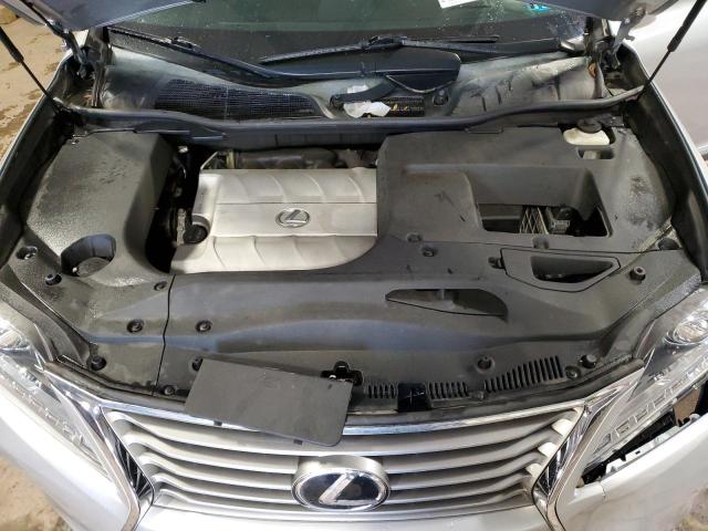 2T2BK1BA9FC313895 - 2015 LEXUS RX 350 BASE SILVER photo 12