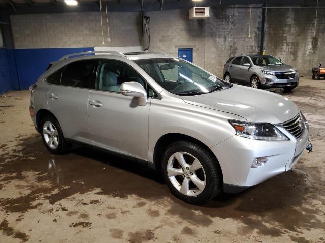 2T2BK1BA9FC313895 - 2015 LEXUS RX 350 BASE SILVER photo 4