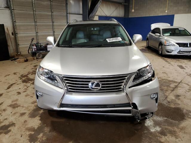 2T2BK1BA9FC313895 - 2015 LEXUS RX 350 BASE SILVER photo 5