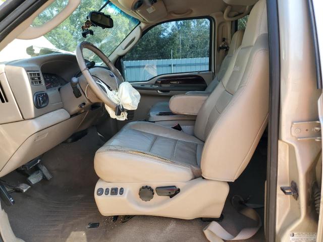 1FMSU43P44EC36510 - 2004 FORD EXCURSION LIMITED TAN photo 7