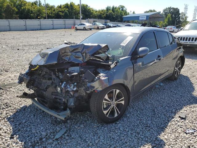 3N1AB8CV4LY289336 - 2020 NISSAN SENTRA SV GRAY photo 2