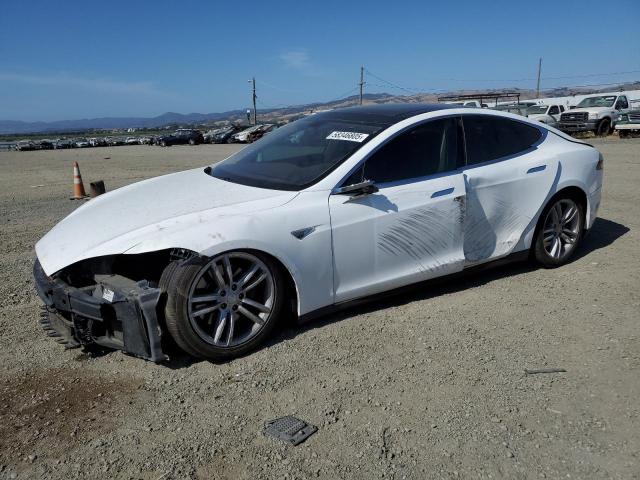 5YJSA1S11EFP41087 - 2014 TESLA MODEL S 白色 照片 1