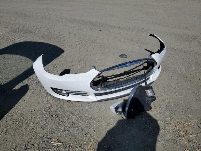 5YJSA1S11EFP41087 - 2014 TESLA MODEL S 白色 照片 12