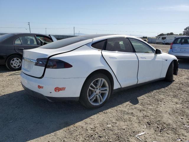 5YJSA1S11EFP41087 - 2014 TESLA MODEL S 白色 照片 3