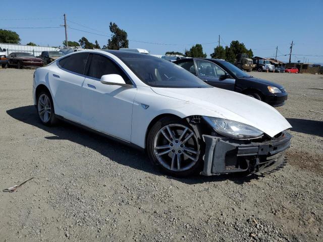 5YJSA1S11EFP41087 - 2014 TESLA MODEL S 白色 照片 4