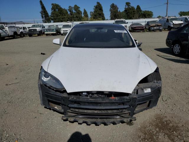 5YJSA1S11EFP41087 - 2014 TESLA MODEL S 白色 照片 5