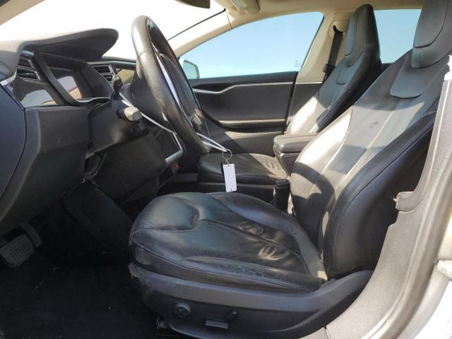 5YJSA1S11EFP41087 - 2014 TESLA MODEL S 白色 照片 7