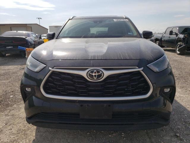 5TDGZRAH5NS539778 - 2022 TOYOTA HIGHLANDER XLE BLACK photo 5