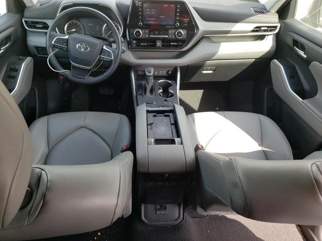 5TDGZRAH5NS539778 - 2022 TOYOTA HIGHLANDER XLE BLACK photo 8