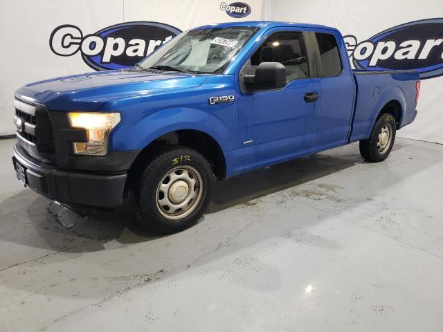 1FTEX1CP3FKE78233 - 2015 FORD F150 SUPER CAB BLUE photo 1